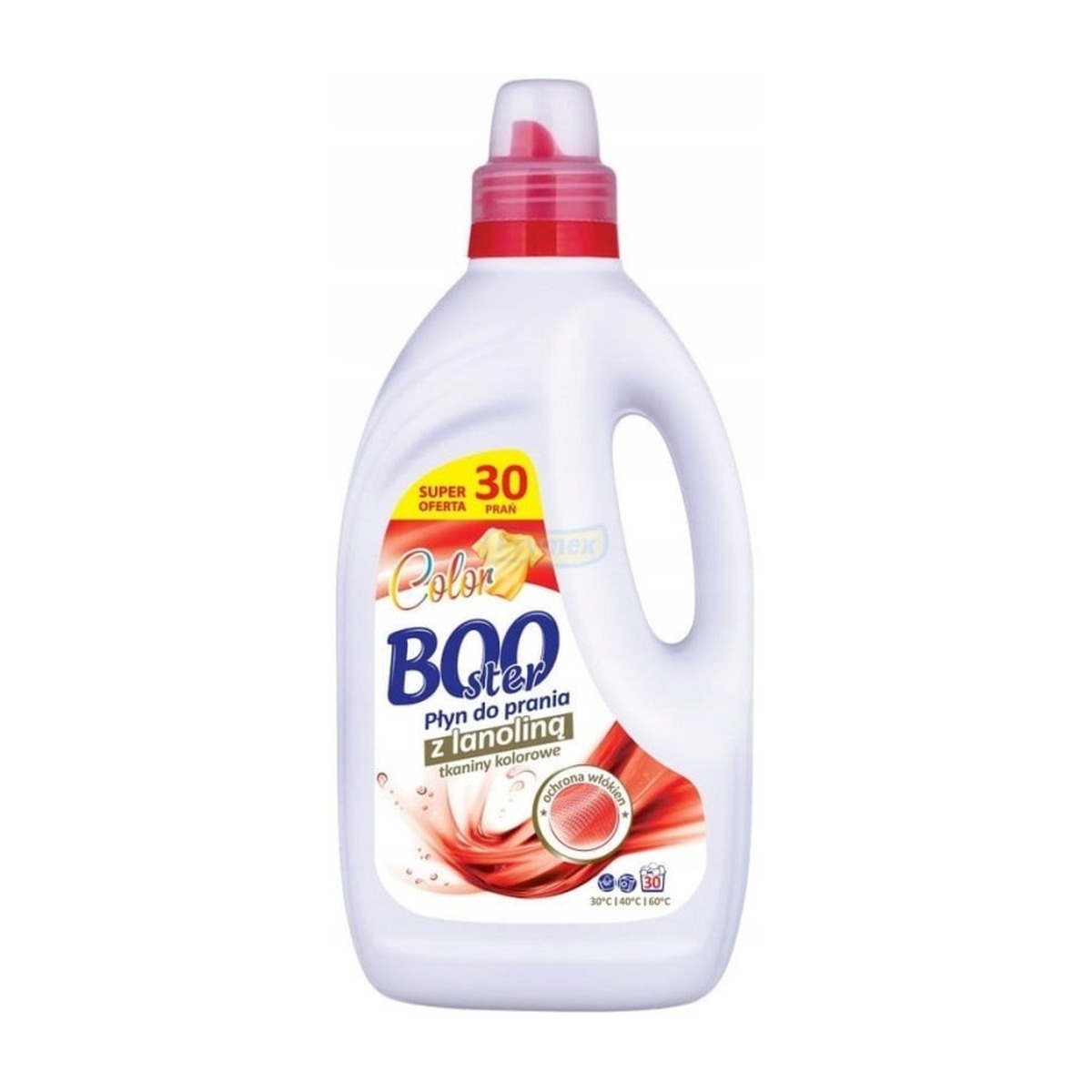 Booster z lanoliną do koloru płyn do prania 1,5 l